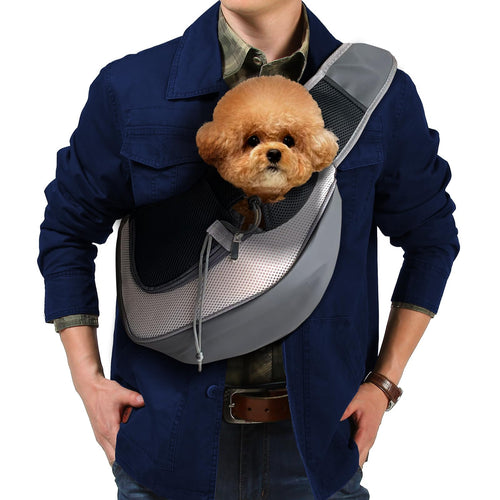 CozyPup Hands-Free Sling Carrier - Large Grey